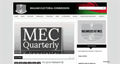 Desktop Screenshot of mec.org.mw
