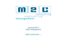 Tablet Screenshot of mec.de