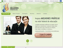 Tablet Screenshot of melhorespraticas.mec.gov.br