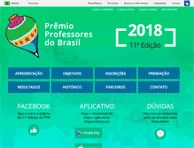 Tablet Screenshot of premioprofessoresdobrasil.mec.gov.br