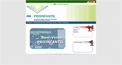 Desktop Screenshot of proinfantil.mec.gov.br