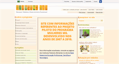 Desktop Screenshot of mulheresmil.mec.gov.br