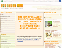 Tablet Screenshot of mulheresmil.mec.gov.br