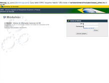 Tablet Screenshot of mecsrv78.mec.gov.br