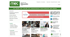 Desktop Screenshot of educacion.mec.gub.uy